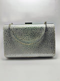 Glam Silver Party Clutch