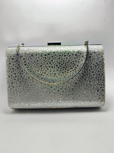Glam Silver Party Clutch