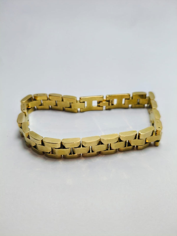 "Classic Stainless Steel Chain Bracelet for Men"