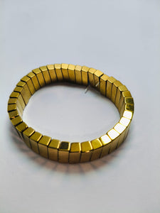 "Classic Gold Plated Men's Bracelet"