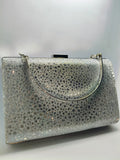 Glam Silver Party Clutch